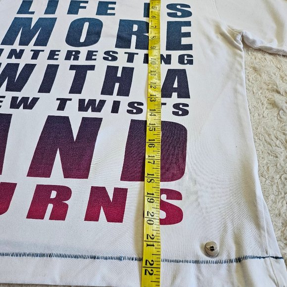 Mini Cooper Women's White 'Life is More Interesting with A Few Twists and Turns' - Picture 5 of 9